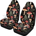thumbnail image 7 of Uorisanigo Red Mushroom Waterproof Car Seat Cover Anti-Slip Back Fabric Automobile Front Seat Covers Easy to Install All-Season Protection Universal Vehicle Accessories, 7 of 7