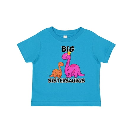 

Inktastic Big Sistersaurus with Cute Sibling Dinosaurs Gift Baby Girl T-Shirt