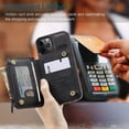 thumbnail image 2 of Wallet Case for iPhone 14 Pro（6.1"） for Men Women Girls, Kickstand Folio Flip Phone Case with Card Holder for Apple iPhone 14 Pro（6.1"） 2022, Black, 2 of 9
