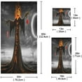 thumbnail image 2 of GZHJMY Halloween Decorative Towel Set, Halloween Tree Moon Print, 3-Piece Set with 30x60 inch Bath Towel, 16x28 inch Hand Towel & 13x13 inch WashclothGZHJMY, 2 of 6