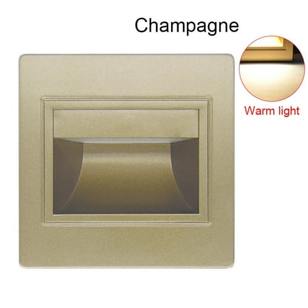 

LED Recessed Wall Luminaire Step Light 1.5W Recessed Lamp for Staircase Corridor New