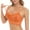 Orange, variant on Cxenplz Lace Bralettes for Women Spaghetti Strap Tank Tops Tube Slim Basic Camisole Floral Bandeau Bra Crop Top