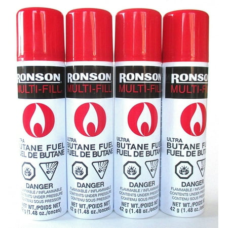 Ronson 1.48 Oz Multi-Fill Ultra Butane Fuel 42 G Lot Of 4 | Walmart Canada Ronson 1.48 Oz Multi-Fill Ultra Butane Fuel 42 G Lot Of 4 | Walmart Canada