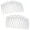 Onyx, variant on Camila Paris CP3141 French Hair Side Comb Small Handmade Onyx French Twist Hair Combs Decorative, Strong Hold Hair Clips for Women Bun Chignon Up-Do Styling Girls Hair Accessories, Made in France