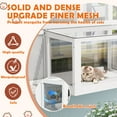 thumbnail image 2 of Magic Union Window Catio for Indoor Cats, Cat Catio Outdoor Enclosure Window Box with Side Mosquito-Proof Wire Grid Fits Double Hung Frames 25.4" to 43.3" Wide, Sunbathing Napping Overlooking, 2 of 8