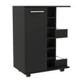 thumbnail image 3 of Two External Shelves, Medium - Width Bar Cart | In Dining Room, Easy to Move and Store, 3 of 4
