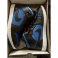 thumbnail image 2 of N I-K-E A i r-Jor-dan 1 Mid Men's Size 13 Shoes Black/Royal Blue, 2 of 5