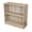 Sonoma Oak, variant on Slide Logic 3 Tier 30"H x 32"W Bookcase with Footer in Sonoma Oak
