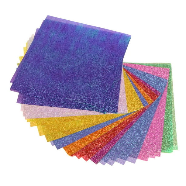 Échantillons de papier cartonné scintillant, couleurs vives - 12 po x 12 po  (30,5 cm x 30,5 cm)