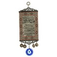 thumbnail image 3 of Amuleto de bendición del mal de ojo azul del Corán islámico, alfombra de pared colgante, protector decorativo para el hogar, 3 of 6