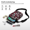 thumbnail image 7 of HELLHERO Mexican Sugar Skulls Messenger Bag with with Adjustable Strap Crossbody Sling Bag Trendy Polyester, 7 of 7