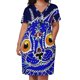 thumbnail image 3 of GOIC CAT: Vestido de bolsillo suelto con estampado psicodélico decorativo abstracto vintage de Louis Wain, vestidos de mujer de lujo, 3 of 7