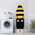 thumbnail image 3 of HELLHERO Bee Stripe Face Ironing Board Cover Dust Proof Elastic Edge Ironing Cover Protector Easy Fit 15x54 Inch, 3 of 4