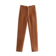thumbnail image 5 of Pantalones de cintura alta ajustados y holgados de color 33 para mujer americana primavera A8YS9385F, 5 of 5