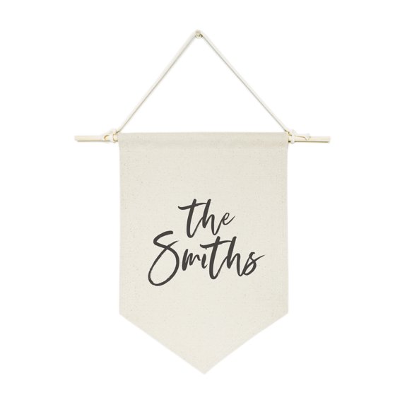 Personalized Family Name Classic Hanging Wall Banner