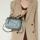 thumbnail image 2 of Bolso de mano geométrico de estilo simple, nuevo bolso de mensajero con patrón de lichi con costuras versátiles para otoño e invierno, bolso de médico ligero de gran capacidad, 2 of 5