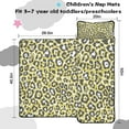 thumbnail image 5 of Yellow Leopard Print Pattern Toddler Nap Mats for Kids Preschool,Sleeping Mat Bag or Kids,Toddler Sleeping Bag,Toddler Nap Mat or Daycare, 5 of 6