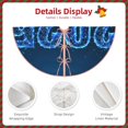thumbnail image 3 of Daiia 2025 Happy New Year 5 Drawing Merry Christmas Tree Skirt , Xmas Large Lace-up Tree Skirt, Santa Snowflakes Rustic Home Decorations New Year Party Farmhouse Decor-36", 3 of 6