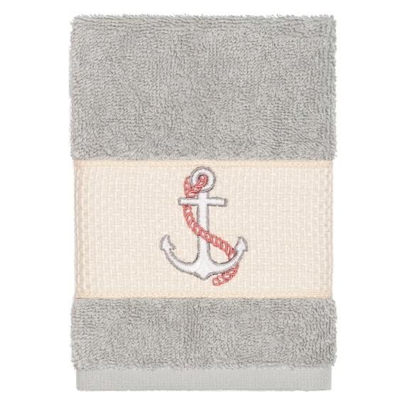 Linum Home Textiles Easton Turkish Cotton Embellished Washcloth