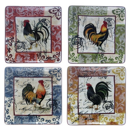 Certified International Lille Rooster by Geoffrey Allen 13.5
