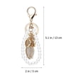 thumbnail image 2 of OUNONA Handbag Charms Golden Key Chain Pendant for Keys 1Set, 2 of 8