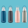 thumbnail image 3 of Brita Premium Stainless Steel Water Bottle with Filter, 32 Ounce, BPA Free, Rose, 3 of 9