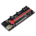 thumbnail image 2 of PCI-E LED tarjeta de video EXPANSIÓN Tarjetas gráficas 8 condensadores de estado sólido 6 pin 4 pines extensor adaptador portátil con hebilla de fijación tipo 2 Methold EL005599-02B, 2 of 6