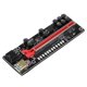 thumbnail image 2 of PCI-E LED tarjeta de video EXPANSIÓN Tarjetas gráficas 8 condensadores de estado sólido 6 pin 4 pines extensor adaptador portátil con hebilla de fijación tipo 2 Vogacara EL005599-02B, 2 of 6