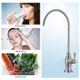 thumbnail image 3 of Brass Water Filter Faucet Delle Rosa Commercial Water Filtration Faucet for Under Sink Water Filter System Modern Brushed Nickel Kitchen Bar Sink Drinking Water Faucet, 3 of 6