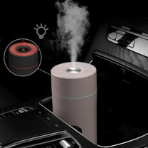 Usloyux Under $5 Mini Desk Humidifier, Portable Cool Mist Humidifier for Bedroom, Quiet Ultrasonic Humidifier with Color Light, Personal Space Moisturizer