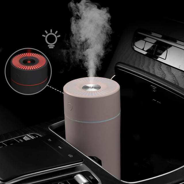 Dvkptbk Humidifiers for Bedroom,Portable Mini Desk Humidifier with 2 Mist Modes, Cool Mist Humidifier for Home Plant and Baby Nursery, Quiet Humidifier