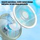 thumbnail image 5 of Ventilador de Circulación de Aire Oscilante de 5 Velocidades, Personal, con Control Remoto, Recargable de 4000 MAh, Color Gris, 5 of 6
