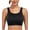 Black, variant on Exerin Women's Wireless Full Coverage High Impact Plus Size Supportive Sports Bra(38B,Black)