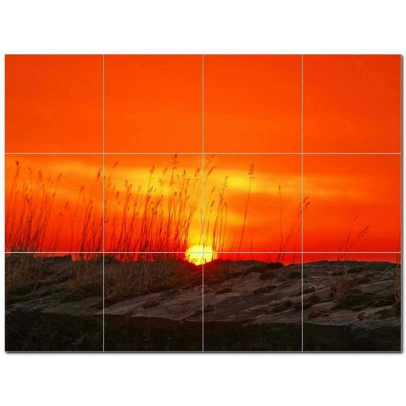 Sunset Ceramic Tile Mural Kitchen Backsplash Bathroom Shower 401545-L43