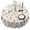Beige Fairy Mushroom, variant on Beige Fairy Mushroom Pattern Round Tablecloth 60"x60",Wrinkle Wipeable Table Cloth for Kitchen Dining Room Picnic Patio Party