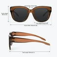 thumbnail image 7 of TINHAO Polarized Sunglasses Fit Over Glasses for Women Square Wear Over Sunglasses UV Protection Lightweight, 7 of 7