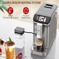 thumbnail image 3 of Bingirl Fully Automatic 20 Bar Espresso Machine with Milk Frother, Steam Wand, Built-in Grinder, 15-Litre Water Tank, and One-Touch Control Panel, 3 of 9