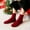 J, variant on winter red natal socks Australia velvet warmth thickening padded sleep socks home floor socks stockings female(L,Flock)