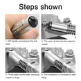 thumbnail image 2 of Labymos Locking Clamp Type High Pressure Grease Nozzle Double Handle Grease Machine Flat Self-locking Non-leakage, 2 of 8