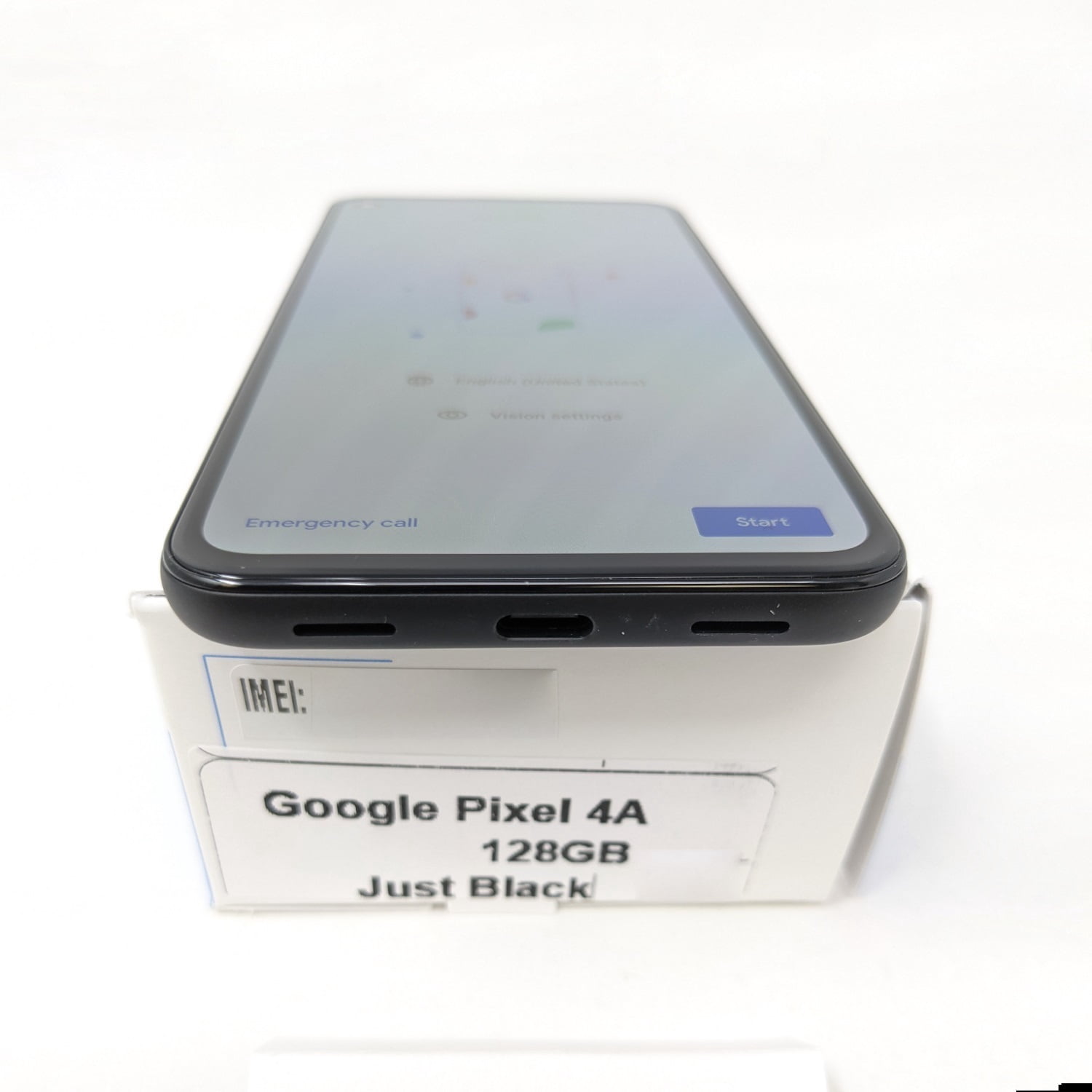 Google Pixel 4a 128GB G025J Factory Unlocked 5.81" 4G LTE 6GB RAM Smartphone - Just Black (Good)