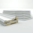 thumbnail image 4 of Ekena millwork 94 1/2"L (Adjustable 36"H to 40"H) Ashford Scalloped Panel Traditional Wainscot Paneling Kit, 4 of 10
