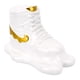 thumbnail image 2 of Figura Decorativa - Forma Tenis Blanco con Dorado, 2 of 3