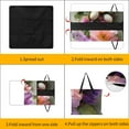 thumbnail image 3 of Dahlia Flower Outdoor Picnic Blanket, Foldable Waterproof Beach Mat, Portable Beach Blanket for Beach Camping, Hiking, Family Concerts, 3 of 7