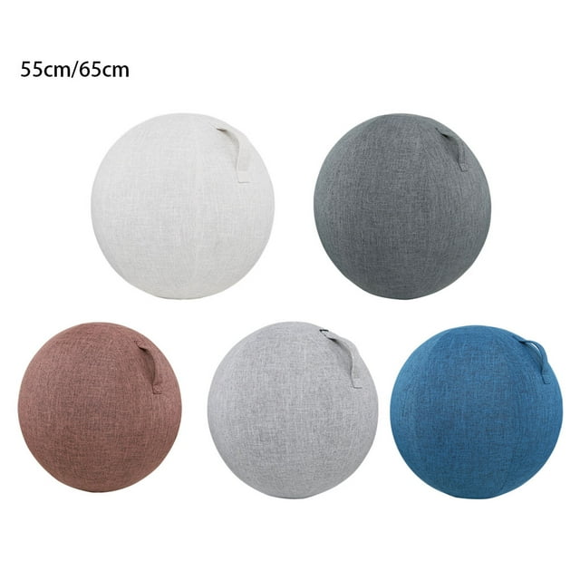 Baohd Linen Excellent Sweat Permeability Exercise Ball Protection Skin Wrap Durable And Anti-scratch Size navy blue 65cm
