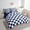 Blue, variant on Erosebridal White Blue Checkered Full Comforter Set With Sheets 7 Piece Buffalo Plaid Grid Bedding Set With Sheets Teen Men Checkerboard Bed In A Bag Aesthetics Gingham Bed Set