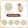 thumbnail image 2 of 40Pcs Decorative Wicker Ball Bulk Woven Decor Balls 3mm White Small Round Centerpiece Bowls Orbs Vase Fillers Rattan Balls for Christmas Tree Wedding Table Party Hanging DIY Crafts White, 2 of 9