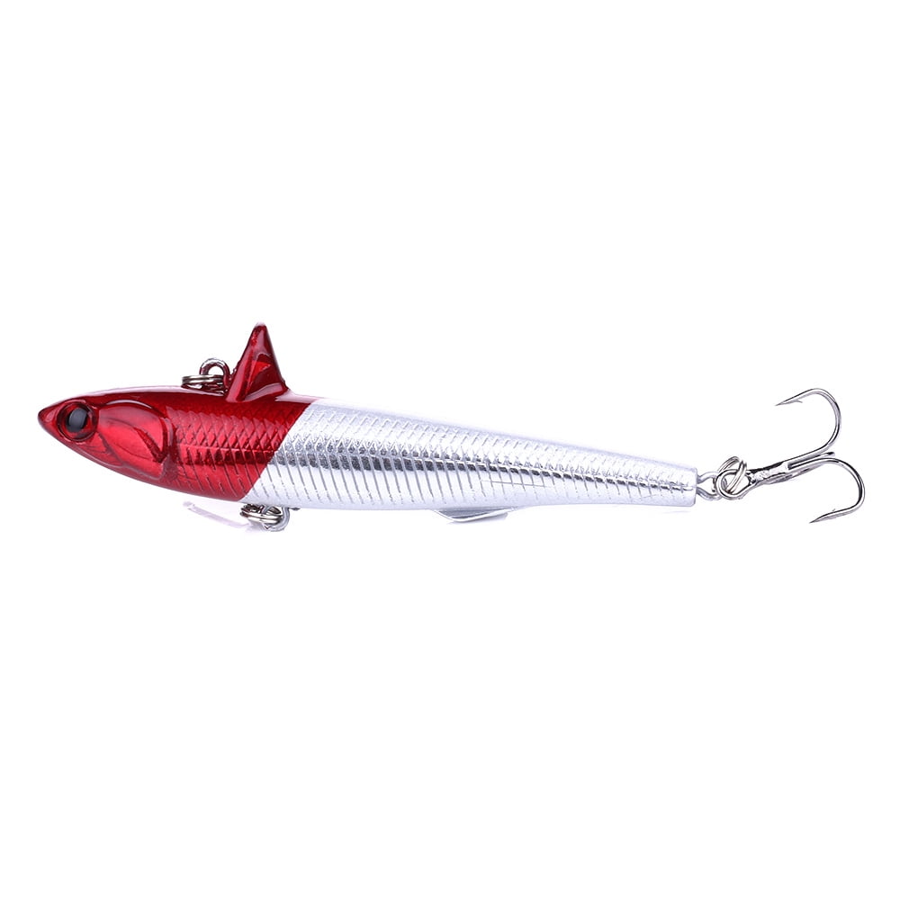 HENGJIA Fishing Lures, Pencil Plopper Fishing Lures for Bass Trout Perch, Sinking Fishing Lure with Deep Diving Minnow Pencil Popper Bass Bait for Freshwater or Saltwater