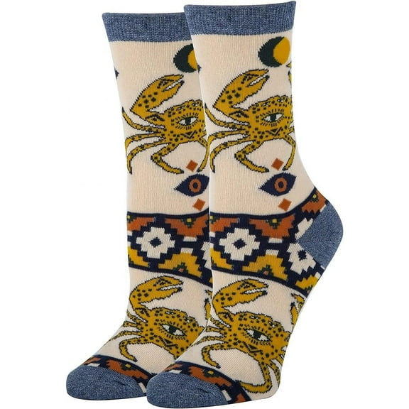 Sock It Up Women’s Colorful Patterned Dress Socks, Premium Cotton Casual Fashion Crew Socks, It’s a Myth