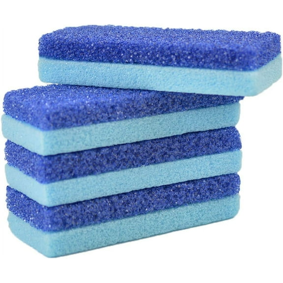 Foot Scrubber Pumice Stone for Feet- Foot Scrubbers for Use in Shower and Foot Tub- Pedicure Supplies Feet Scrubber for Dead Skin- Double Sided Foot Scrubber Dead Skin Remover- 4 Pack
