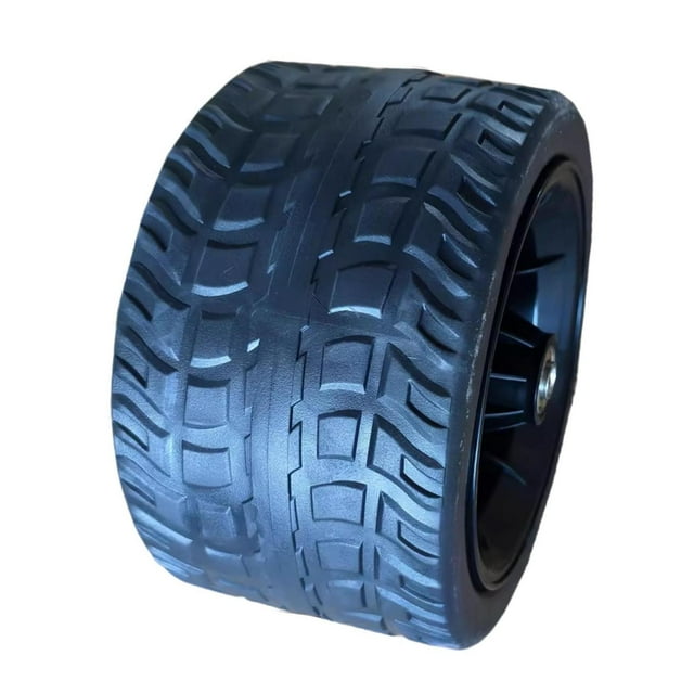 Colaxi Roue de Remplacement pour Chariots Pliants Ajustement Universel Mouvement Fluide Pièces de Réparation Accessoires Robustes Polyvalents Pivotement à 360 Degrés Noir 17x10 cm